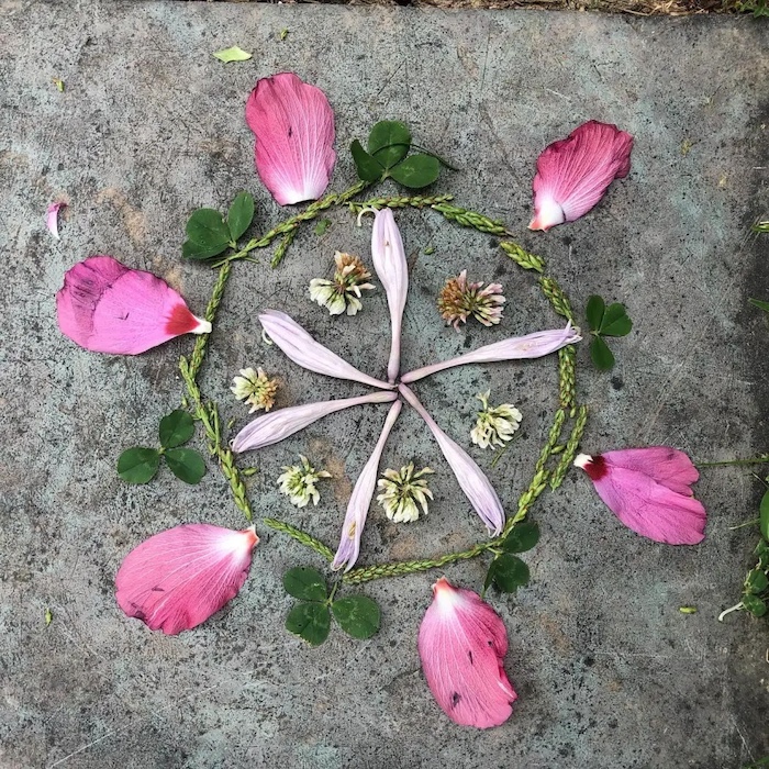 nature mandala activity for children